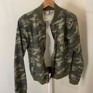 Boohoo Camo Bomber Jacket